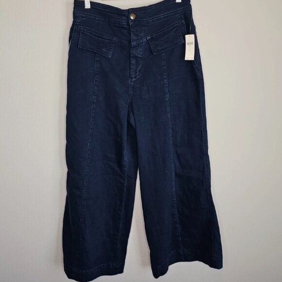 Brand New Pilcro A-Line Utility High Rise Cropped Jeans - Picture 6 of 10